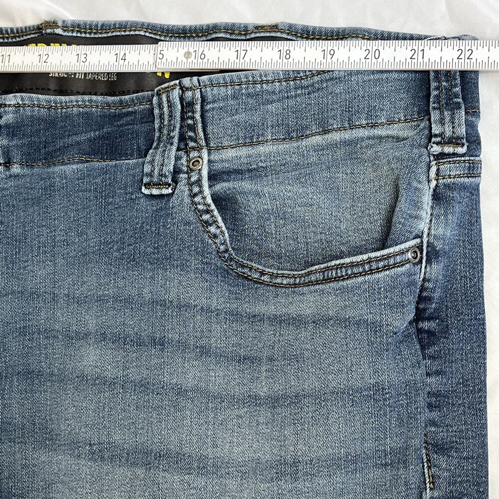 Lee Extreme Motion Jeans Men 44x30 Blue Stretch Waist Straight - Picture 3 of 5